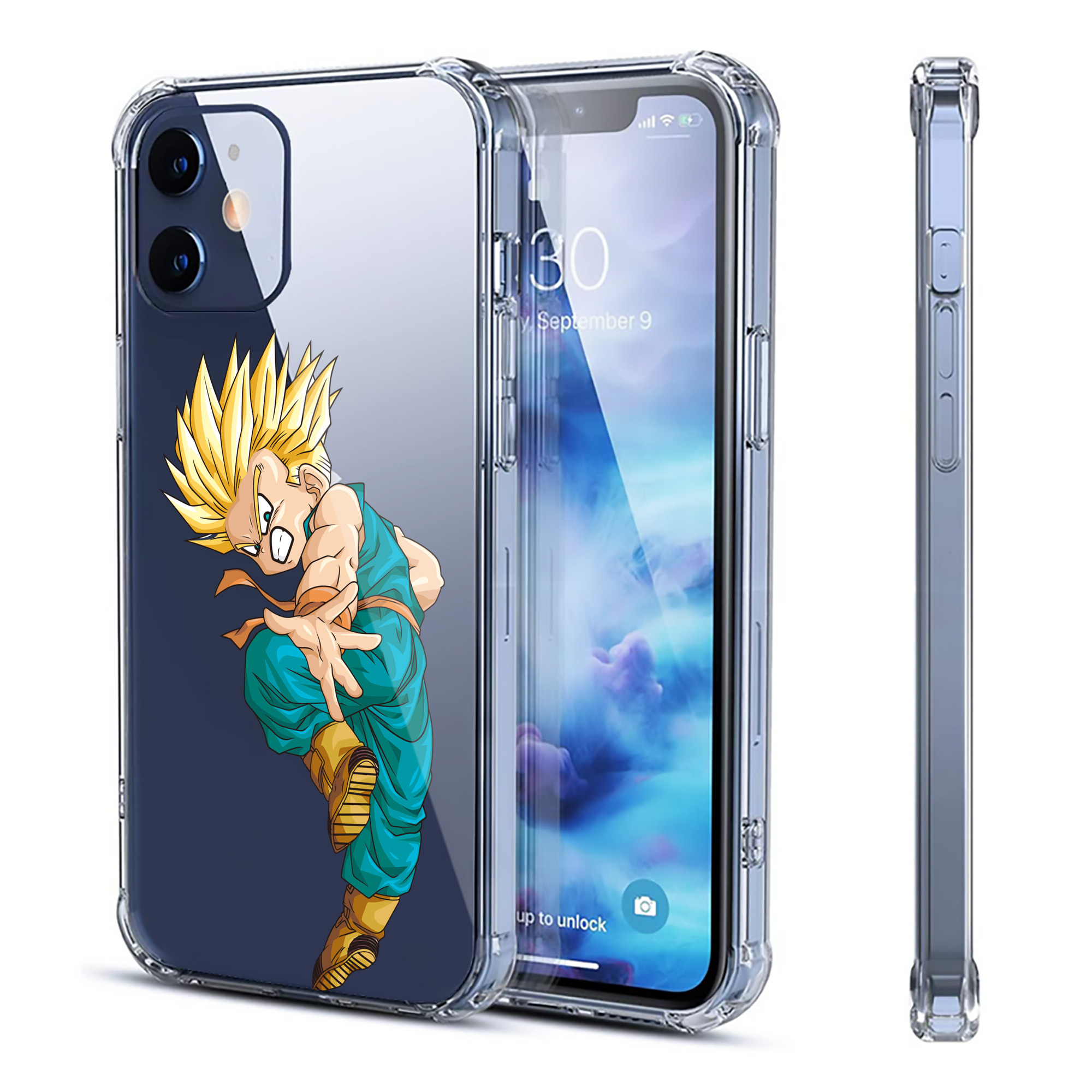 （画像用） ドラゴンボール DRAGON BALL 【iPhone 12シリーズ対応】透明スマホケース（クリアソフトケース）